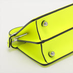 Fendi x Mark Jacobs Peacebu Icy Yu Mini Leather 2WAY Handbag Yellow 8BN335
