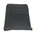 FENDI Tote Bag Nylon black vintage logo