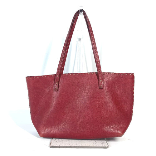 FENDI Tote Bag leather Red Shoulder Bag Bag Celeria Women