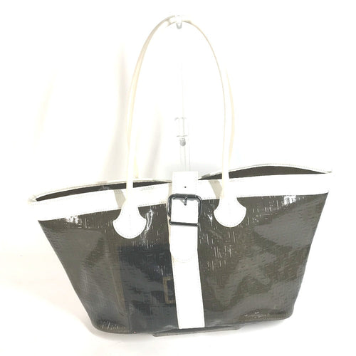 FENDI Tote Bag Plastics black Zucca Women