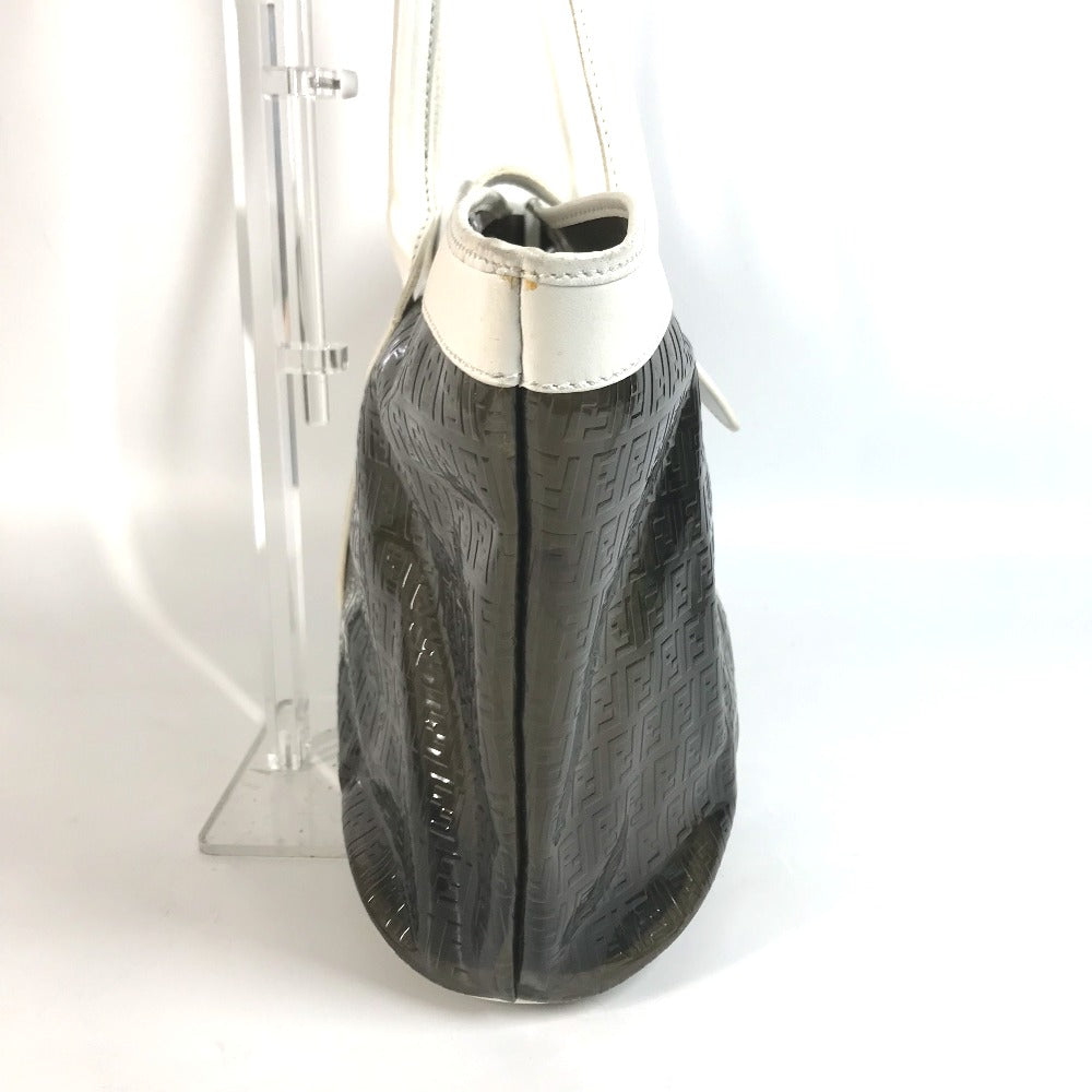 FENDI Tote Bag Plastics black Zucca Women