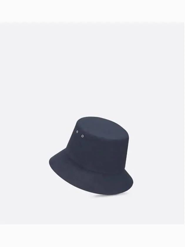 Reversible Teddy D Small Brim Bucket Hat Blue Dior