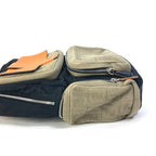 FENDI Backpack 7VZ048 Nylon / canvas black Backpack Zucca multi mens