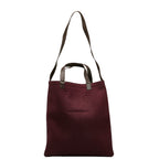 Saint Laurent Bag Shoulder Bag Pearl Wine Red Wool Leather