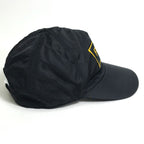 FENDI cap FXQ768 Nylon, Cotton black logo unisex(Unisex)
