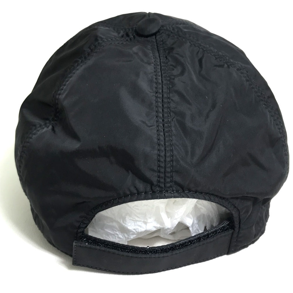FENDI cap FXQ768 Nylon, Cotton black logo unisex(Unisex)