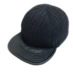 FENDI cap FZQ770 polyamide black Zucca unisex(Unisex)