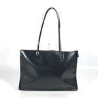 FENDI Tote Bag leather black logo FF Women