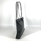 FENDI Tote Bag leather black logo FF Women