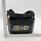 Gucci 1955 Horsebit Drawstring Bucket Bag - Black Crossbody Bags, Handbags 2505092219