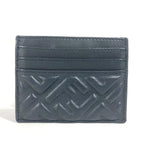 FENDI Card Case 8M0423 leather black name card holder Baguette Card Case Women