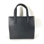 FENDI Tote Bag leather black vintage logo Women