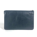 FENDI Clutch bag 7VA350 leather black Monster Bugs mens