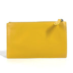 FENDI Clutch bag 7N0114 leather yellow Bag logo FF logo pouch Bucket Women