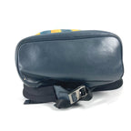 FENDI Backpack 7VZ031 Canvas / leather yellow Optikal Stripes mens