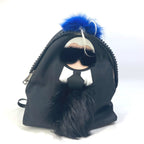 FENDI Backpack 7VZ016 Nylon black backpack bag Karl Lagerfeld Women
