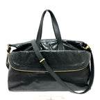 FENDI Business bag 8BT177 leather black Zip It mens