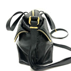 FENDI Business bag 8BT177 leather black Zip It mens