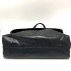 FENDI Business bag 8BT177 leather black Zip It mens