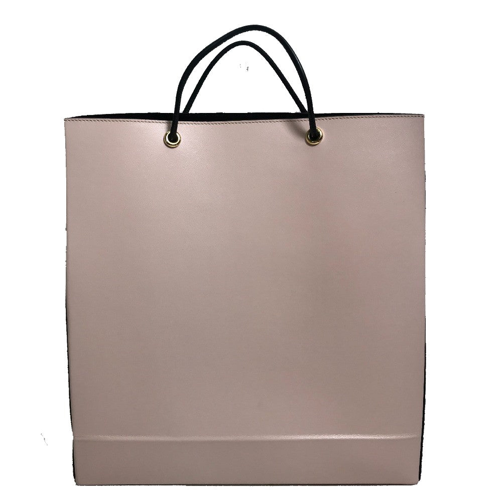 FENDI Tote Bag 8BH383 leather Light pink Shopping bag Women
