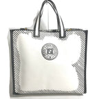 FENDI Tote Bag 8BH357 Coated canvas white Joshua Vides Collaboration Shopper bag