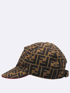 Fendi FXQ498 A6NR FF Logo Ball Cap Hat