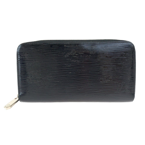 Louis Vuitton Epi Zippy Wallet Black Leather