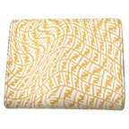 Fendi Yellow White Leather Compact Wallet