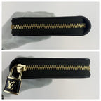 Louis Vuitton Monogram Zippy Wallet Python Brown