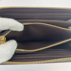 Louis Vuitton Monogram Zippy Wallet Python Brown