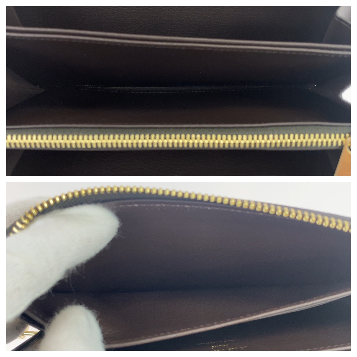Louis Vuitton Monogram Zippy Wallet Python Brown