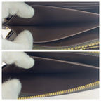 Louis Vuitton Monogram Zippy Wallet Python Brown