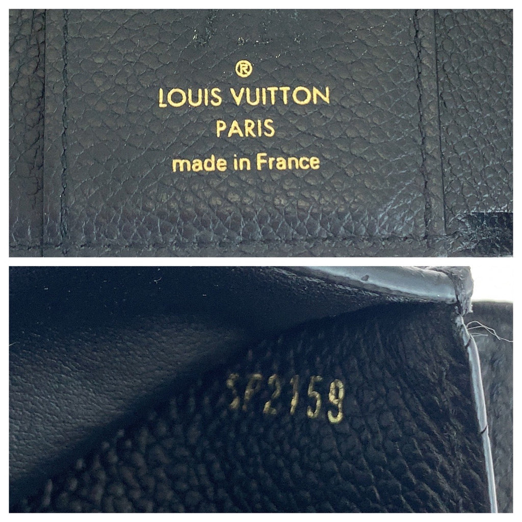 Louis Vuitton Monogram Empreinte Zoe Wallet Black