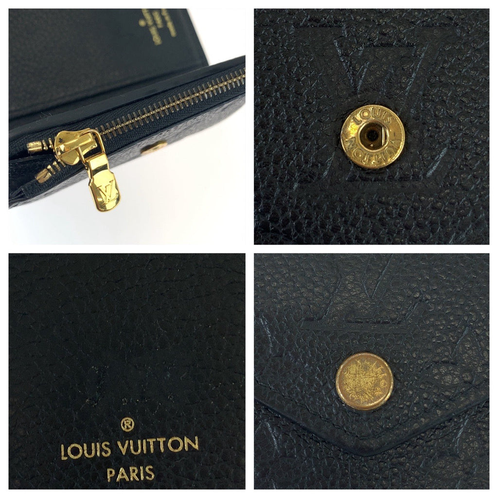 Louis Vuitton Monogram Empreinte Zoe Wallet Black