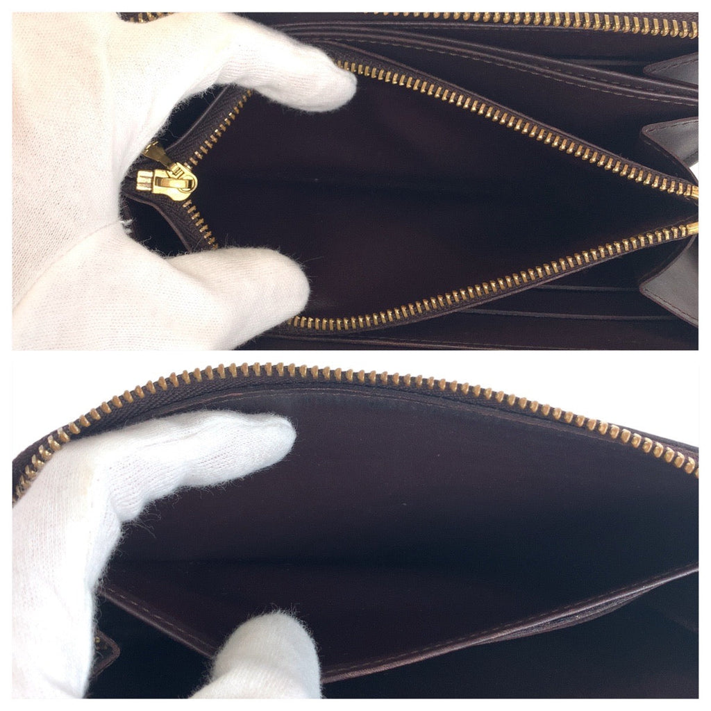 Louis Vuitton Vernis Zippy Wallet Patent Leather