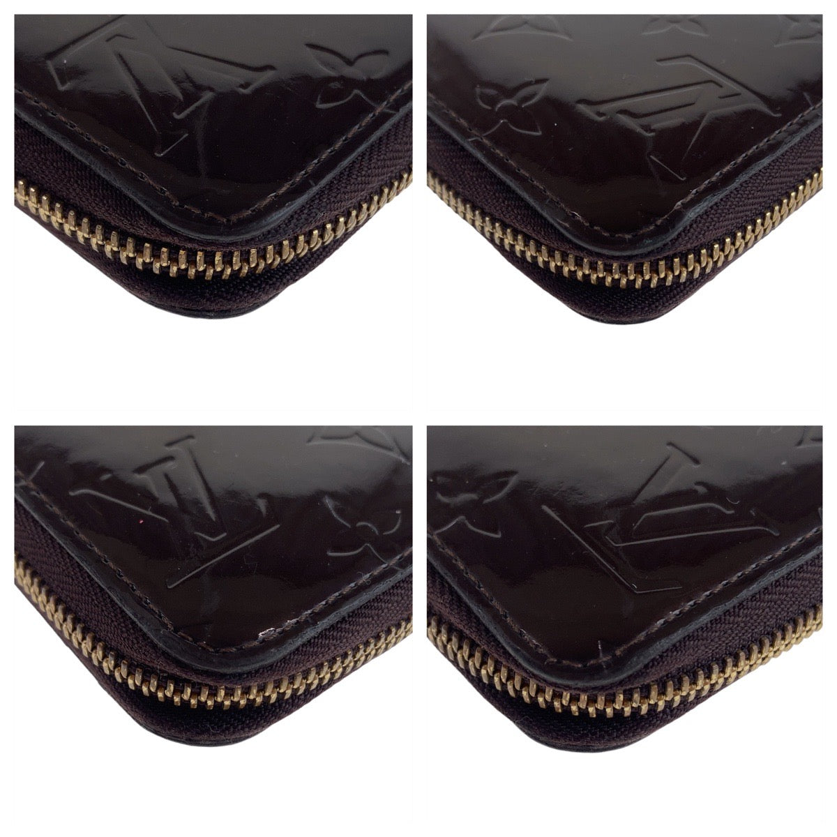 Louis Vuitton Vernis Zippy Wallet Patent Leather