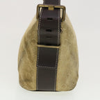 CELINE C Macadam Canvas Shoulder Bag Beige  40751
