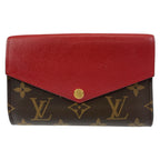 Louis Vuitton Monogram Compact Wallet Red M60140
