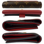 Louis Vuitton Monogram Compact Wallet Red M60140