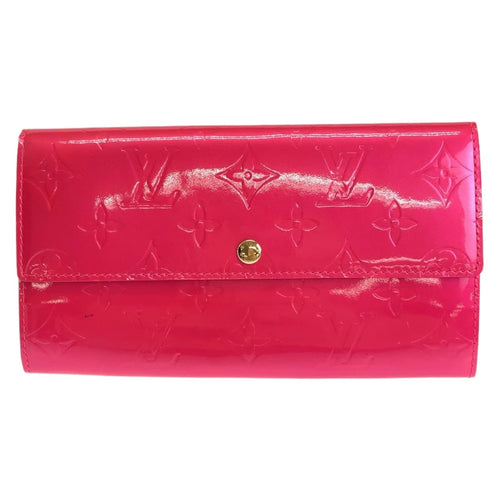 Louis Vuitton Vernis Long Wallet Fuchsia Pink
