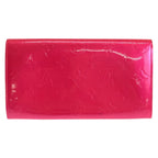 Louis Vuitton Vernis Long Wallet Fuchsia Pink