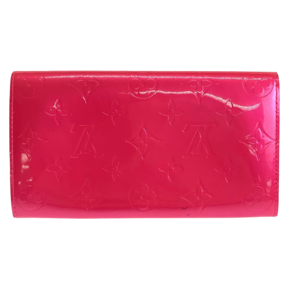 Louis Vuitton Vernis Long Wallet Fuchsia Pink