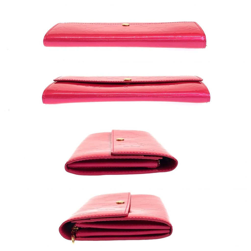 Louis Vuitton Vernis Long Wallet Fuchsia Pink
