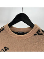 Balenciaga Multi logo knit sweater size L