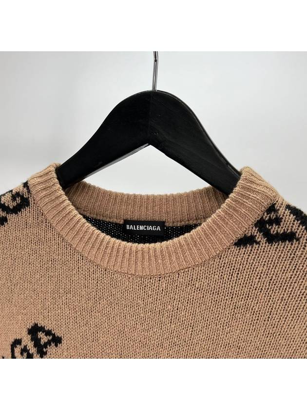 Balenciaga Multi logo knit sweater size L