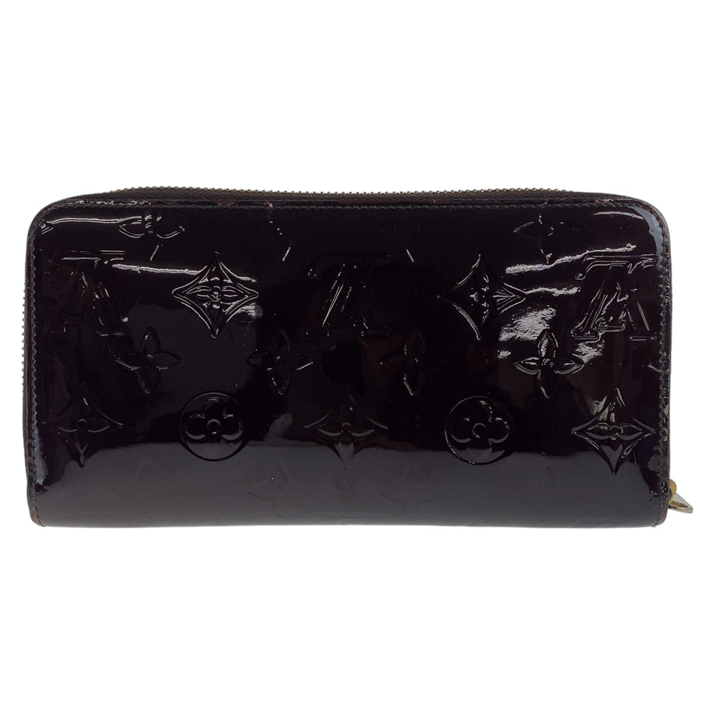 Louis Vuitton Vernis Zippy Wallet Amarante M93522