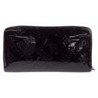 Louis Vuitton Vernis Zippy Wallet Amarante M93522