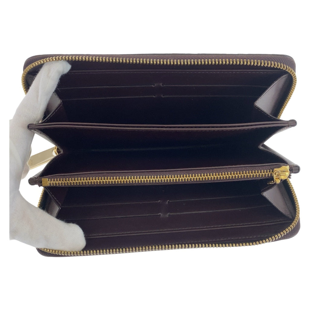 Louis Vuitton Vernis Zippy Wallet Amarante M93522