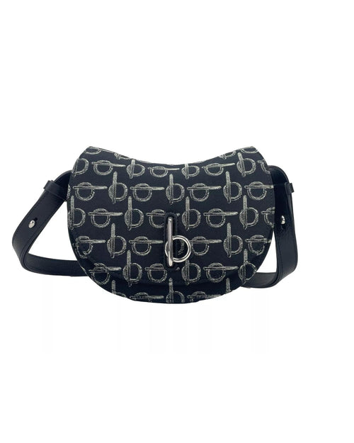 Burberry HalfMoon Crossbody Bag Women Black