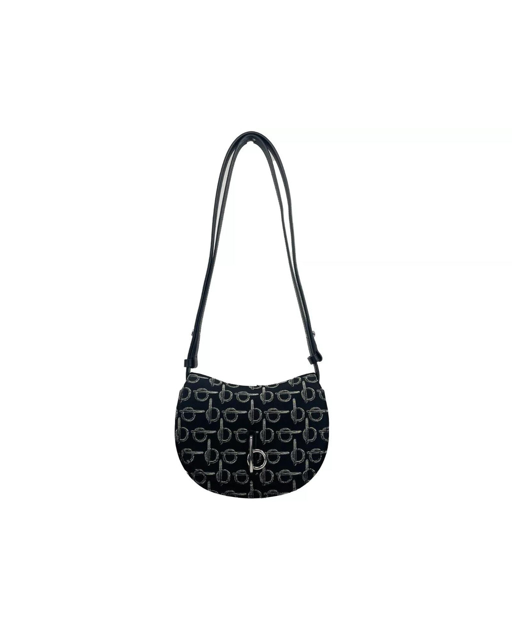 Burberry HalfMoon Crossbody Bag Women Black